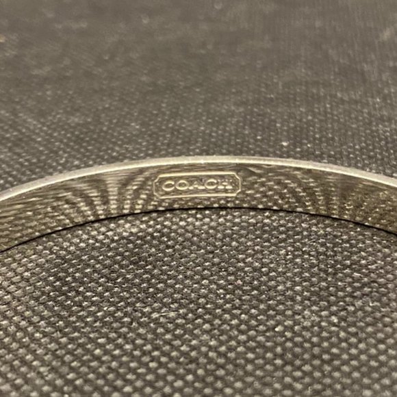 COACH Bangle -Black and Silver Signature C's - Picture 3 of 4